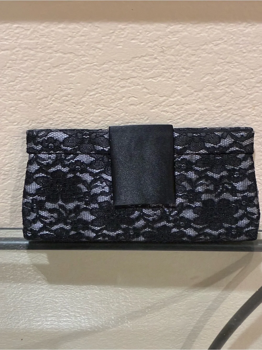 Ebisu vintage Black Lace Evening Clutch